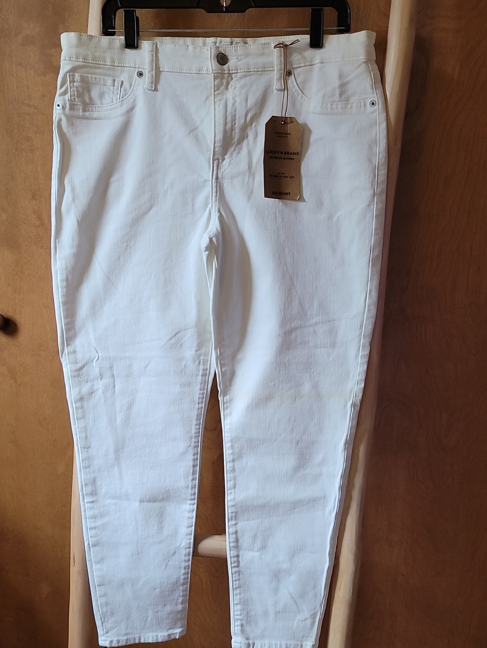 Lucky Brand White Skinny Jeans for Women